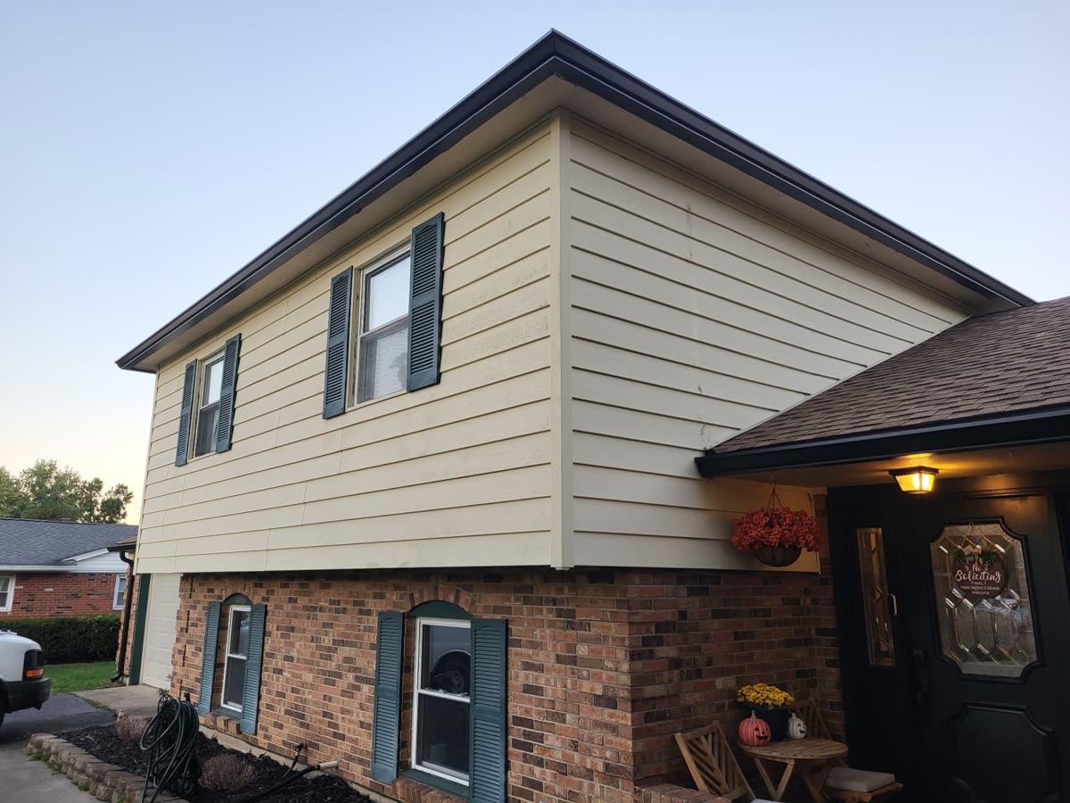 Project 2 after gutter install